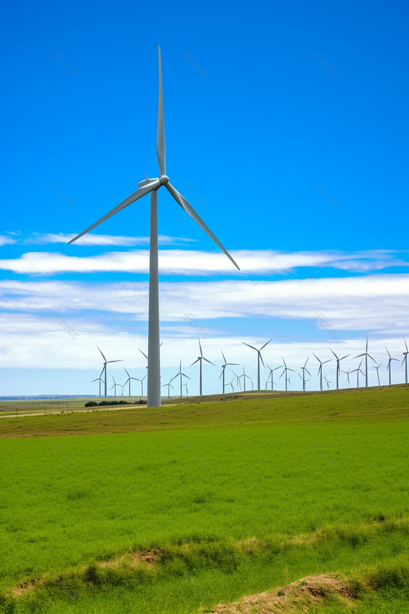 偏远地区上有着风力发电机新能源背景图,高清,摄影图,摄影图片,图片大全,摄影图免费下载